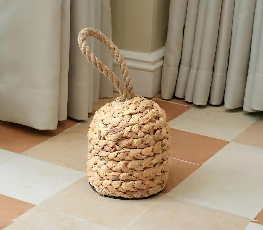 Water Hyacinth Door Stop, Door Stopper for Bottom of Door (4.4lb)